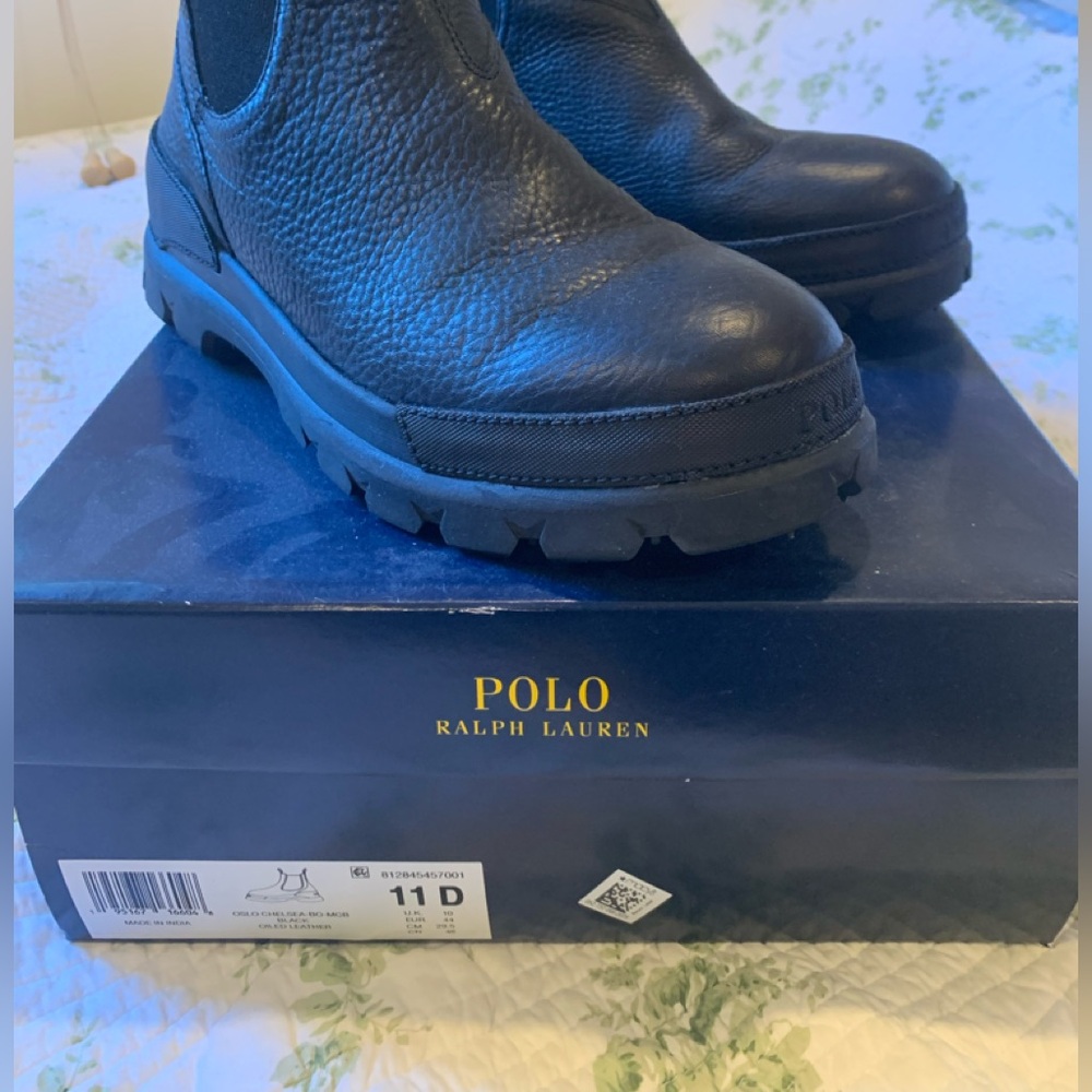 Ralph Lauren, RL, Size 11D, Men’s shoe, Black,